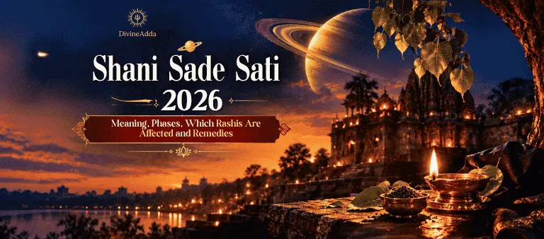 Shani Sade Sati 2026: Meaning, Phases, Which Rashis Are Affected and Remedies