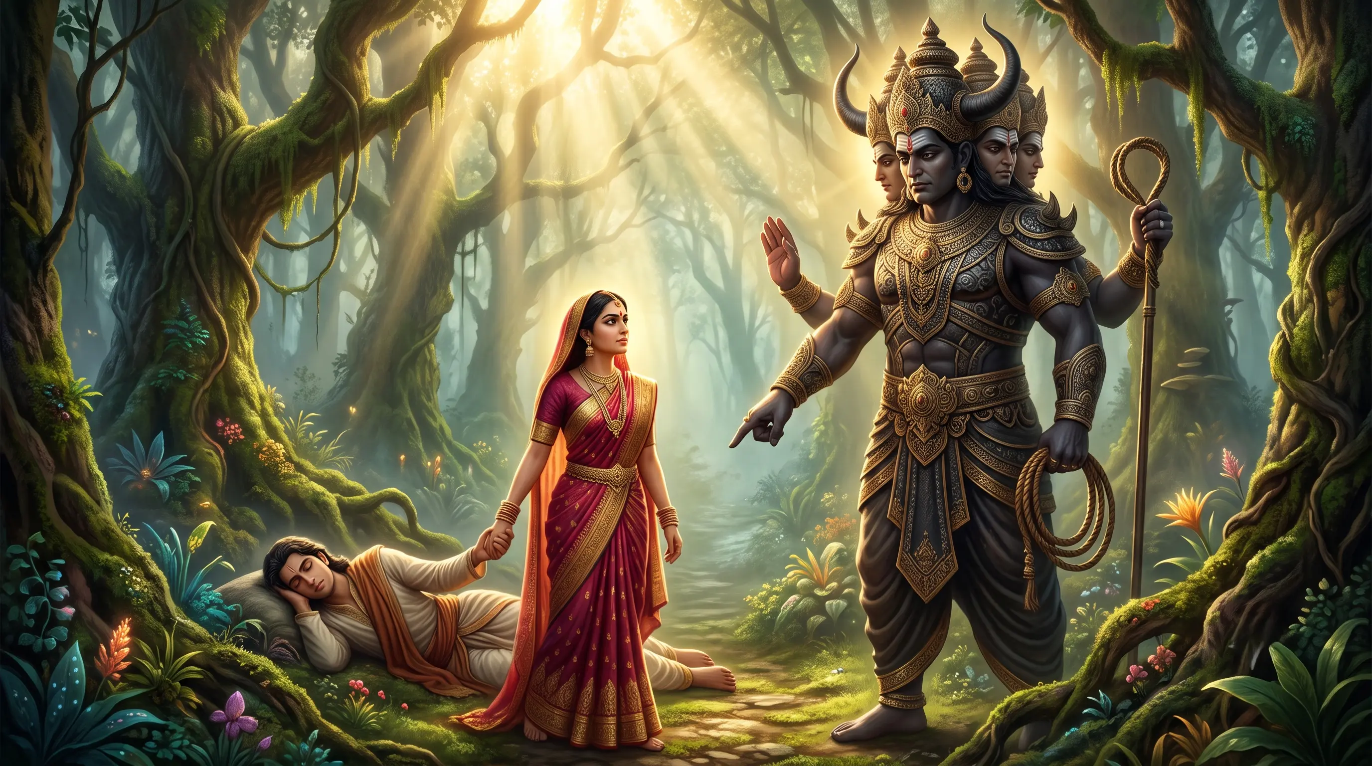 Savitri and Yama: The Sacred Debate That Defeated Death