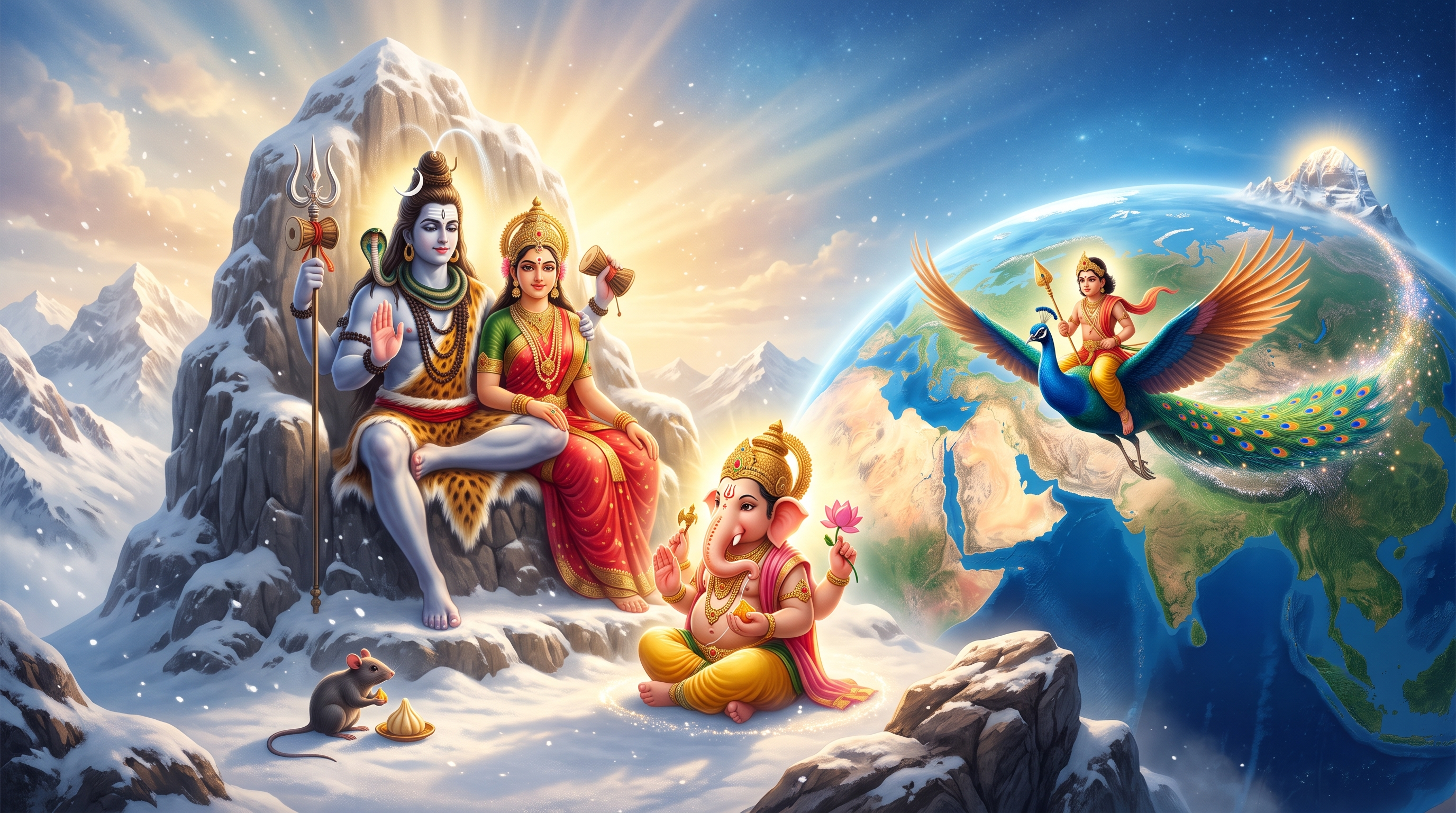 The Wisdom of Ganesha: Why He Circled His Parents