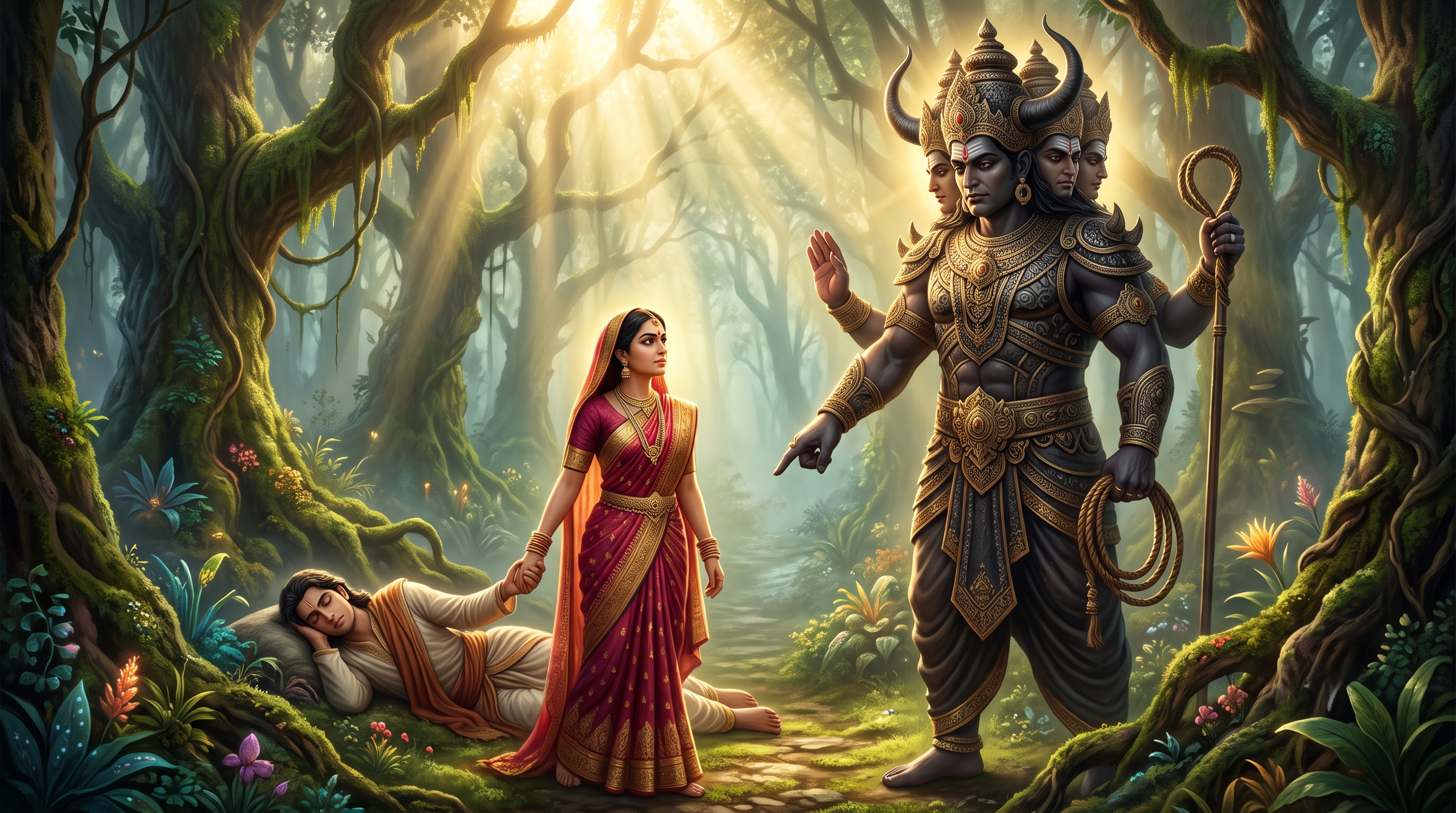 Savitri and Yama: The Sacred Debate That Defeated Death