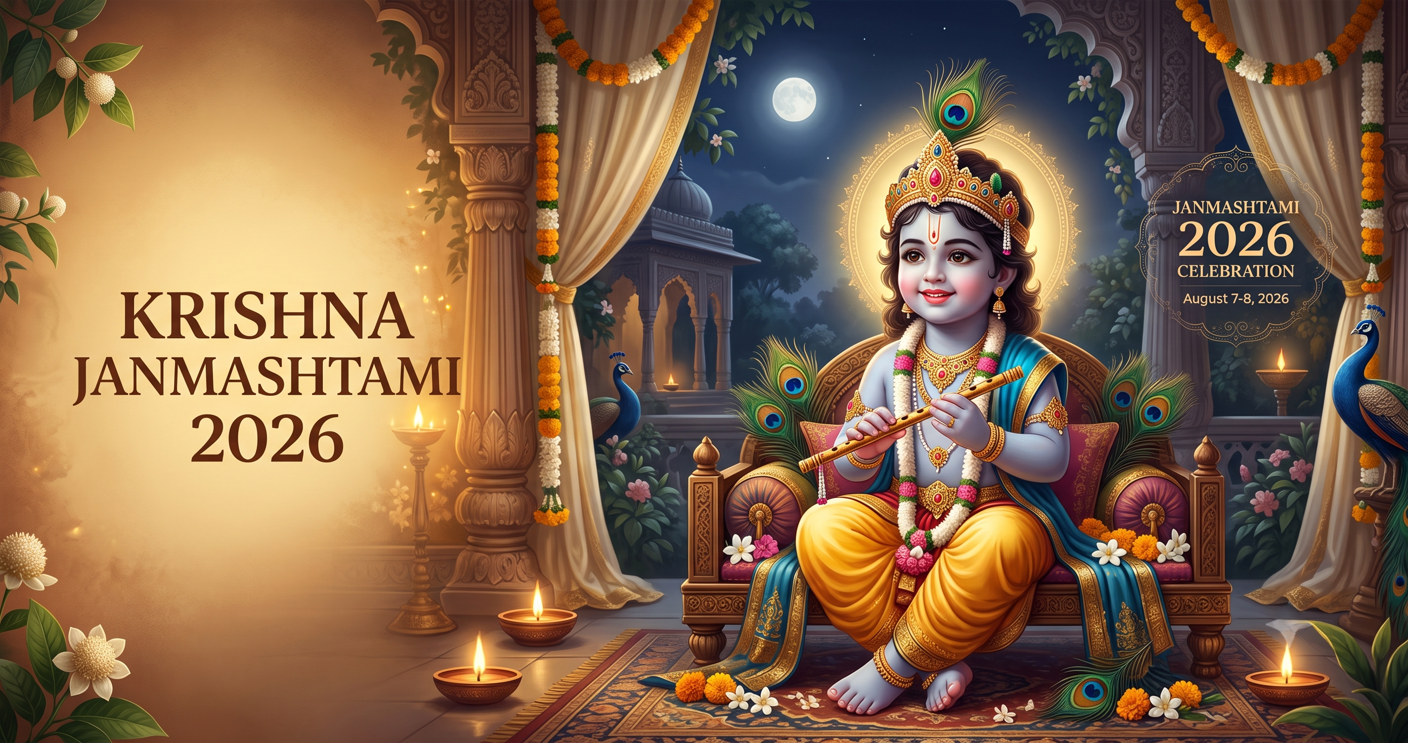 Janmashtami 2026: Date, 4 or 5 September, Puja Time, Vrat & Significance